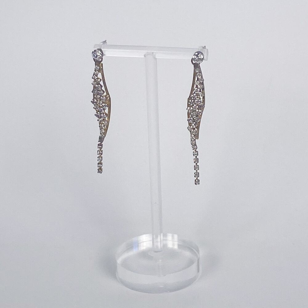 Vintage Sparkly Rhinestone Earrings